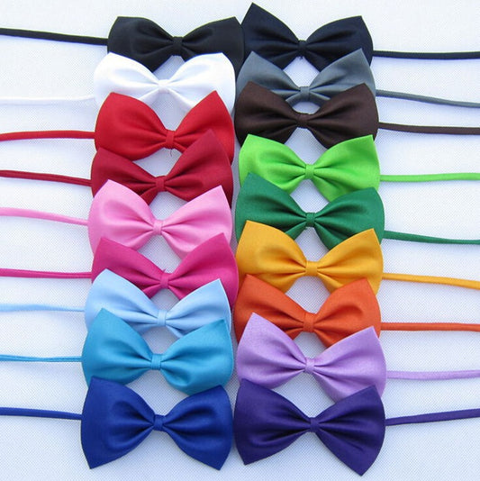 1 piece Adjustable Dog Cat bow tie neck tie pet dog bow tie puppy bows pet bow tie different colors supply